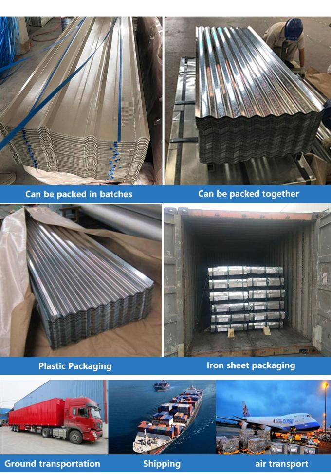 PPGI/PPGL 18のゲージの安い色によって塗られる中国の製造からの波形の屋根を付けるシートを鋼板